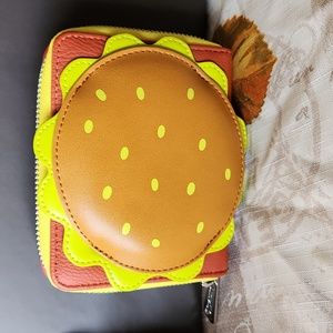 LOUNGEFLY NICKELODEON KRABBY PATTY WALLET